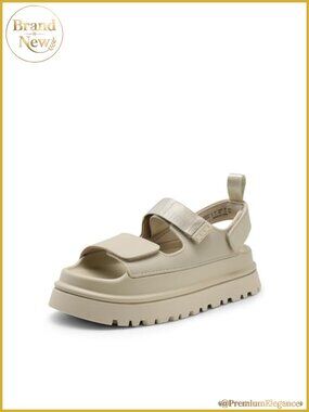 Women's Platform Flat Sandals Hook and Loop Comfort Summer
